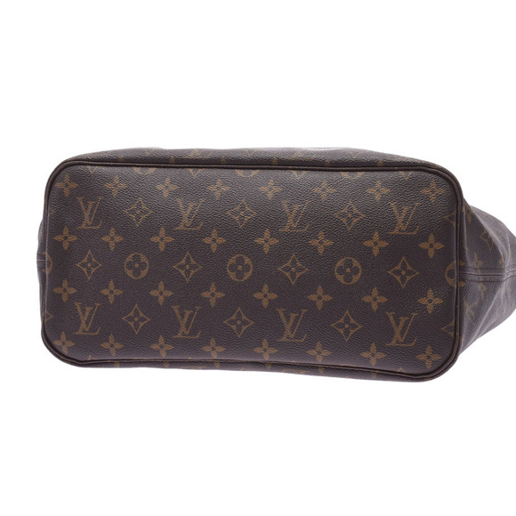 Louis Vuitton Monogram Neverfull Brown Canvas Tote Bag - Picture 5 of 12